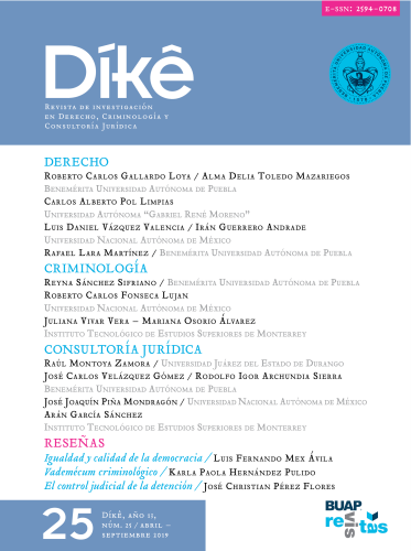 DÍKÊ. Revista de Investigación en Derecho, Criminología y Consultoría Jurídica